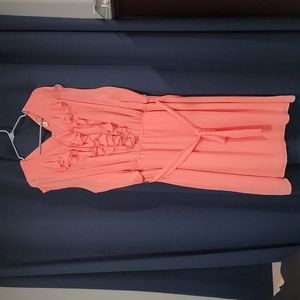 Coral dress